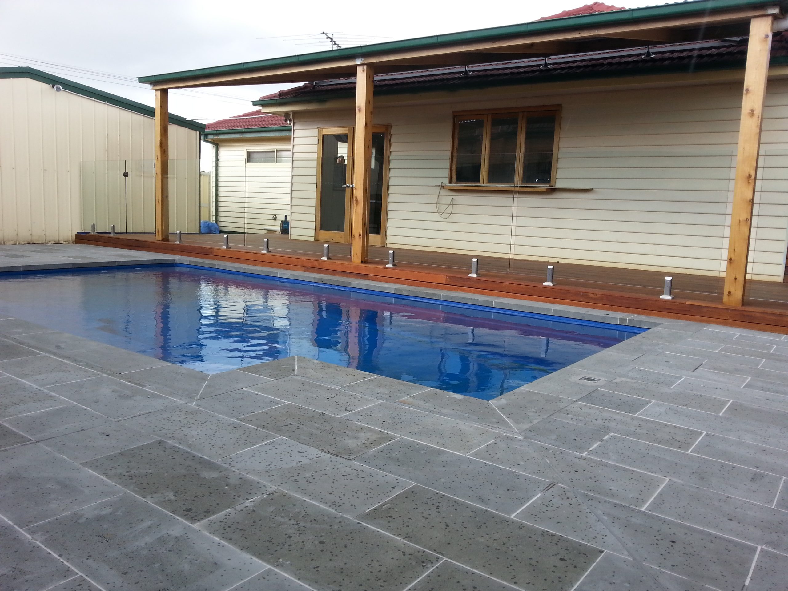poolside landscaping